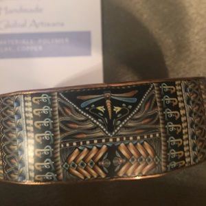 Medium Dragonfly Copper Cuff